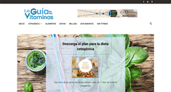 Desktop Screenshot of laguiadelasvitaminas.com